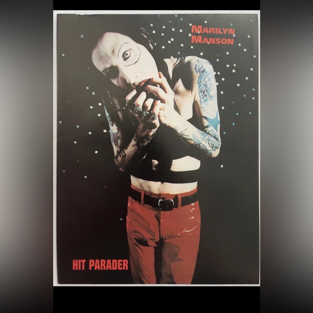 Marilyn Manson Hit Parader Pinup